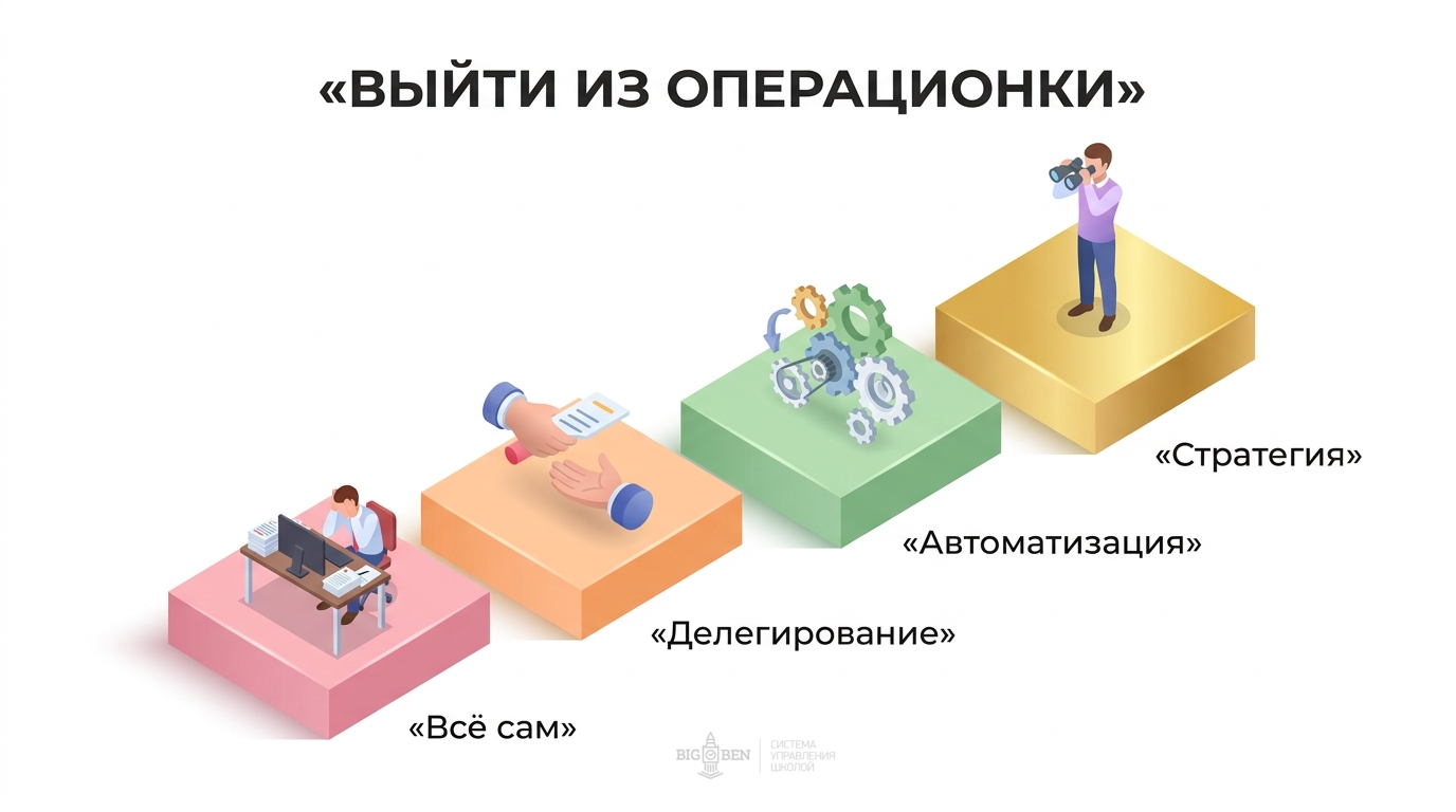 Как выйти из операционки: пошаговый план для директора школы