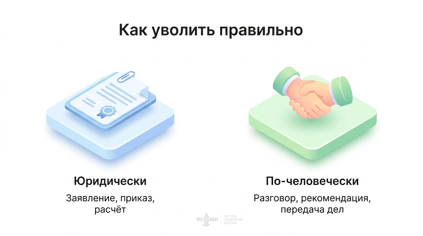 Как уволить преподавателя правильно: юридически и по-человечески