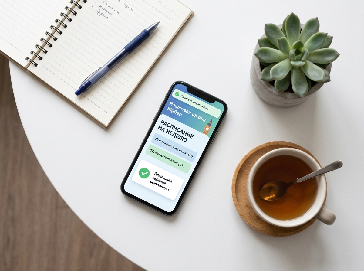 Приложение на телефоне