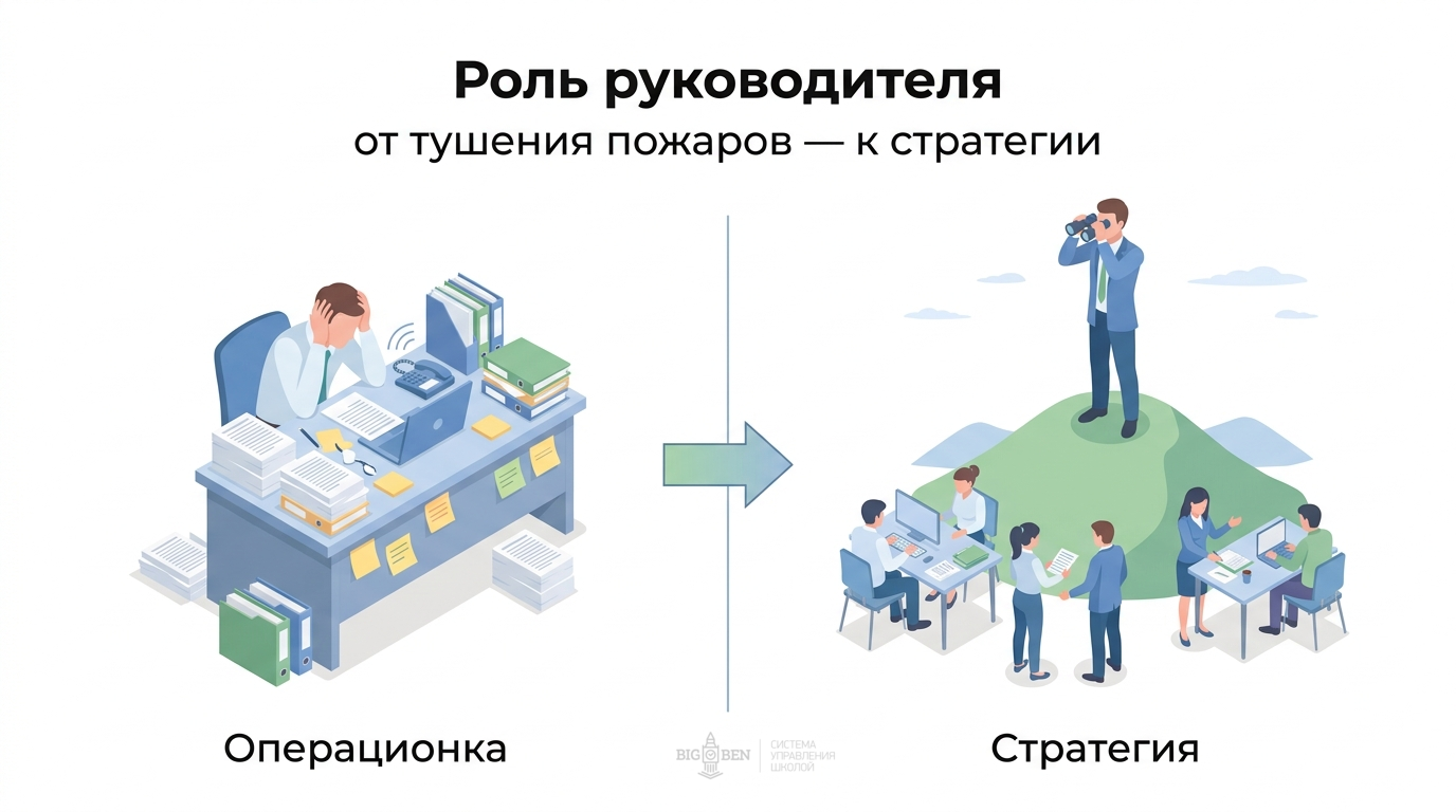 Трансформация роли руководителя: от операционки к стратегии