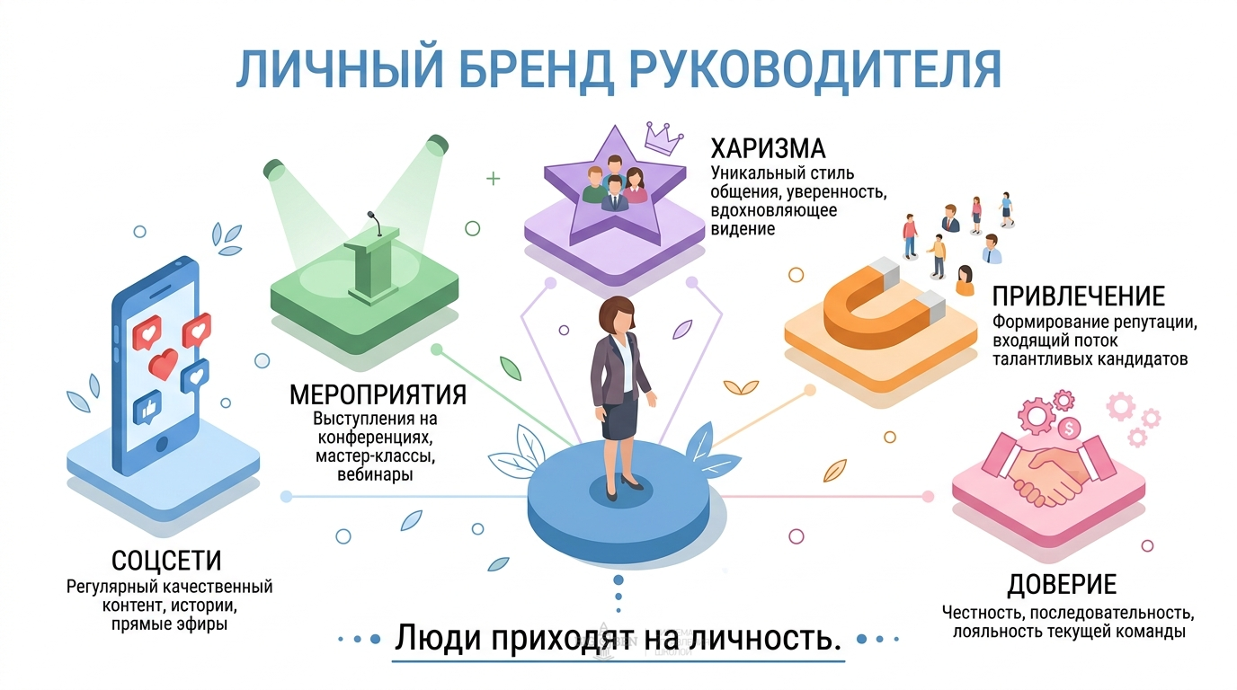 Личный бренд руководителя как инструмент привлечения команды