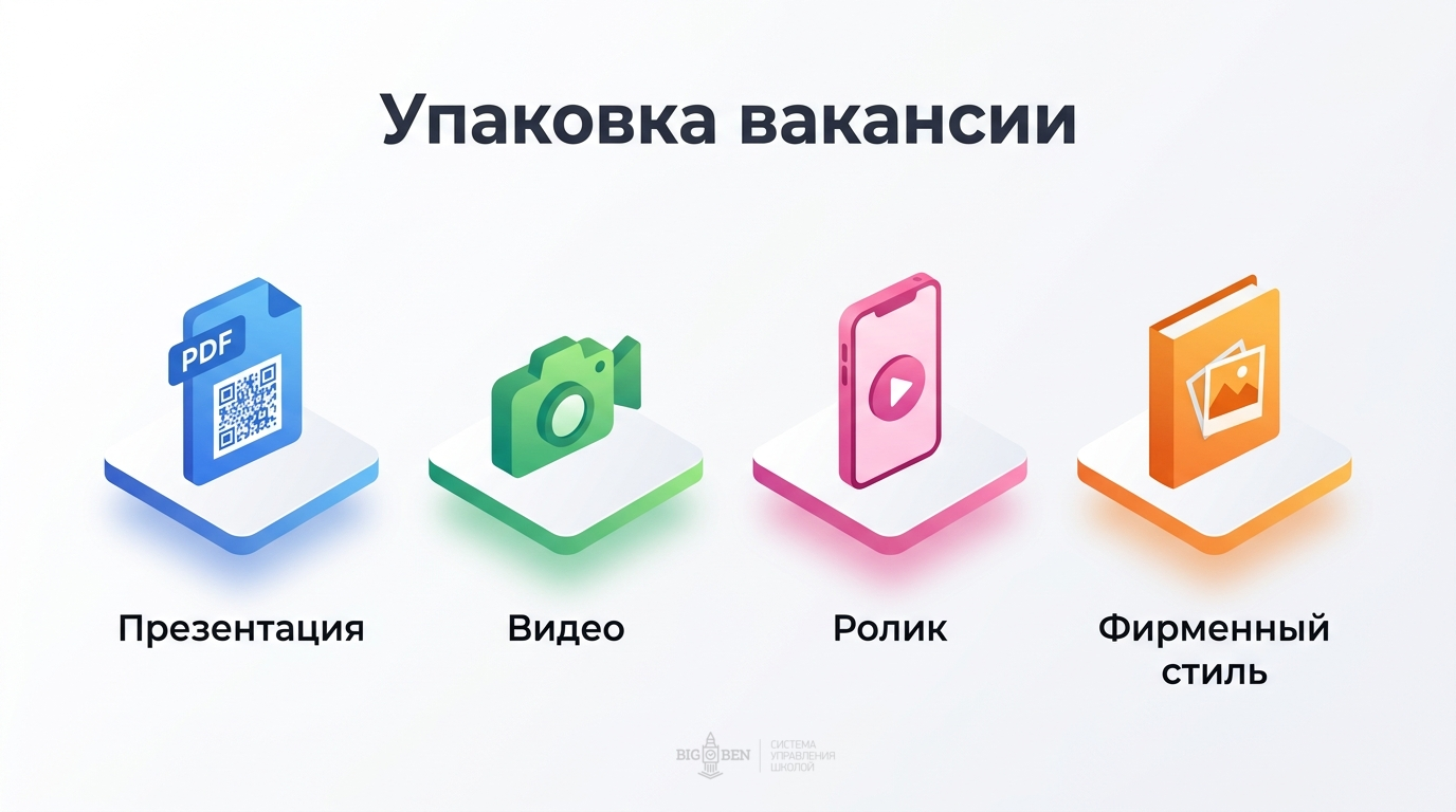 Упаковка вакансии: PDF-презентация, видео, ролик, фирменный стиль