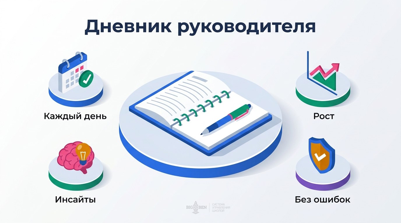Ежедневный дневник руководителя: записывайте что получилось и что нет