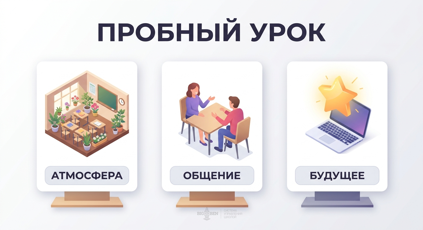 Пробный урок как свидание с клиентом: атмосфера, глубокое общение, картина будущего — 3 компонента успешного первого визита в языковую школу