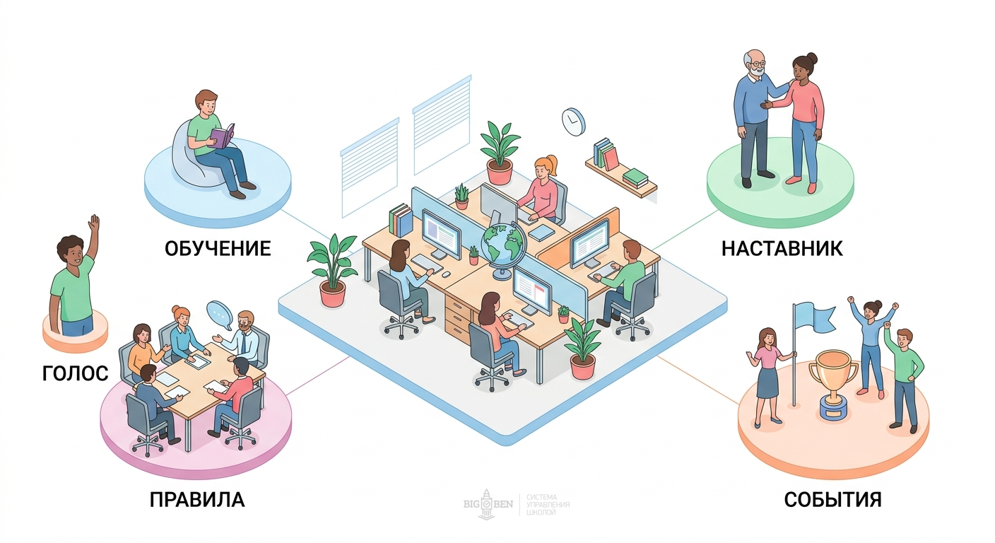Инструменты корпоративной культуры для языковой школы