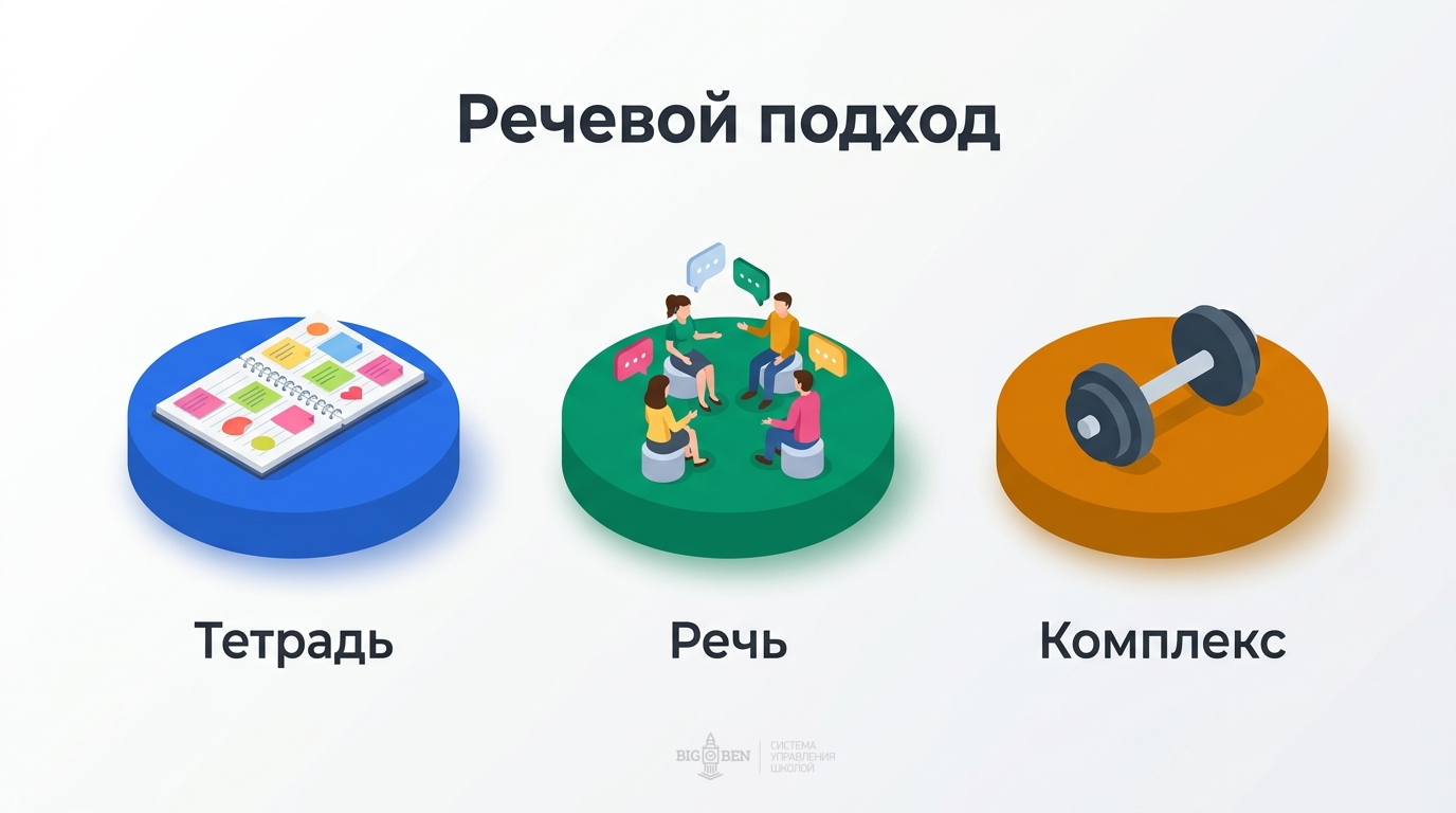 Речевой подход в языковой школе: тетрадь вместо учебника, система самообучения, принцип фитнес-клуба