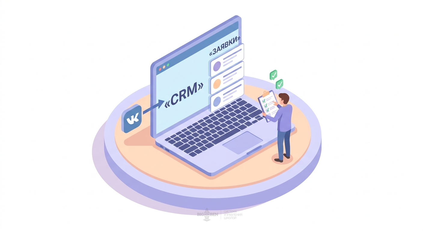 Интеграция ВКонтакте с BigBen CRM: автоматическое попадание заявок из соцсетей в CRM-систему