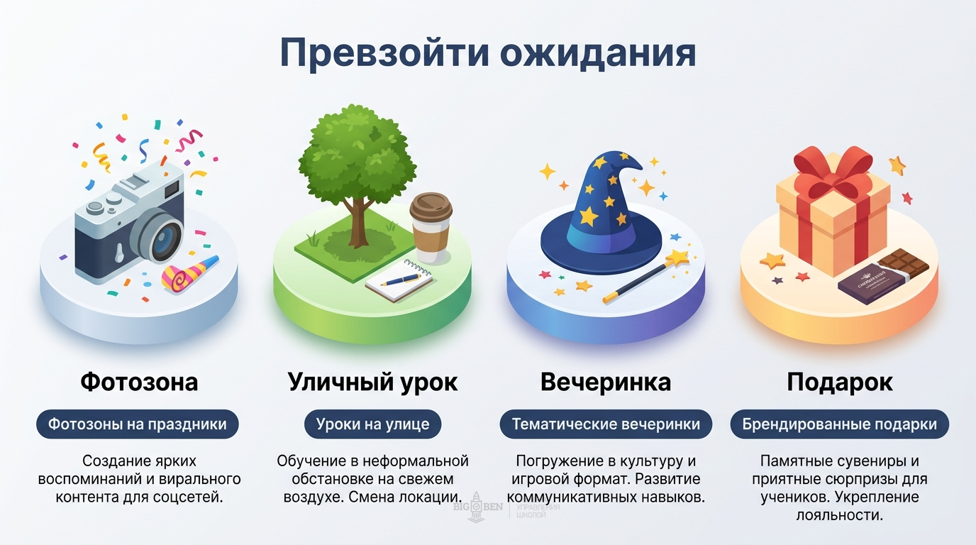 Вау-эффект: как превзойти ожидания клиента в языковой школе