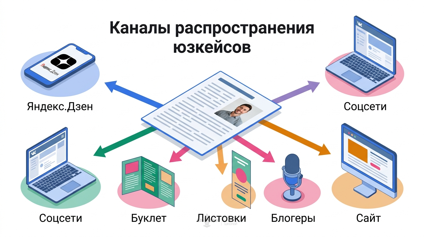 8 каналов распространения юзкейсов: от Яндекс.Дзен до оффлайн-буклетов