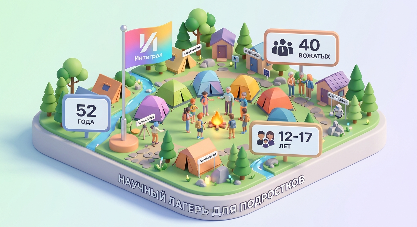 Научный лагерь «Интеграл» — 52 года истории, подростки 12-17 лет, сюжетно-ролевые программы